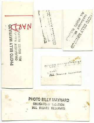 A group of 7 b/w contact sheet photographs of Divine by Billy Maynard, c.1973 + photos of Mario Montez and Silva Thin.