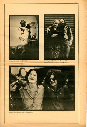 GAY SUNSHINE: A Newspaper of Gay Liberation #19 (Berkeley, CA: Sept.-Oct. 1973).