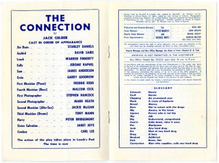 THE CONNECTION + London Theatre programme.