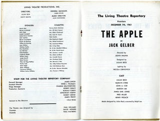 THE LIVING THEATRE: REPERTORY 1961-62 10th Anniversary.