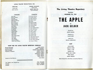 THE LIVING THEATRE: REPERTORY 1961-62 10th Anniversary.
