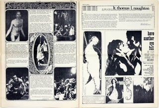 "The Living Theatre is Good Dope", a 1pp. photo-illustrated feature by Abe Peck on The Living Theatre's return to America "after fifty-odd months of self-imposed exile", in THE CHICAGO SEED Vol. 3, #6 (no date, c. February 1969).