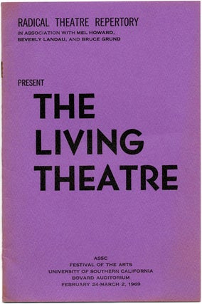 Item #39048 RADICAL THEATRE REPERTORY PRESENT THE LIVING THEATRE