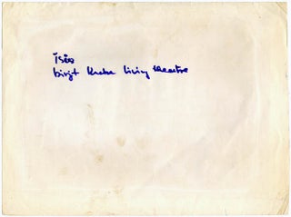A group of items by members of The Living Theatre, originally sent from Grenoble to Jack Henry Moore at the Arts Lab in advance of their visit to London in June 1969.