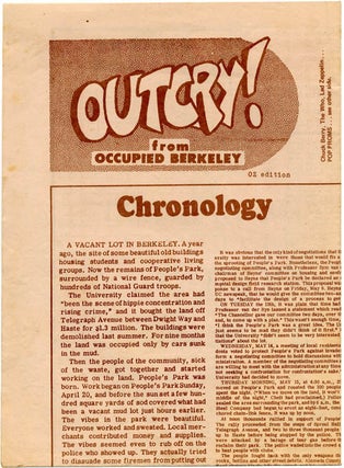 "The Chart is the Map - Paradise Now!" in Oz #21 (London: OZ Publications Ink Ltd., May 1969) + original photographic negative of the diagram used in the magazine's printing of it (38.5x50.5cm.).