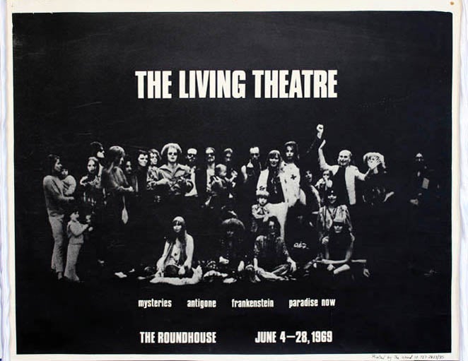Item #39057 THE LIVING THEATRE AT THE ROUNDHOUSE.
