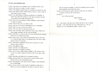 A group of texts by four Living Theatre members, c. 1970.