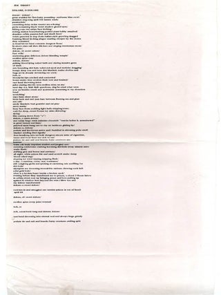 A group of texts by four Living Theatre members, c. 1970.