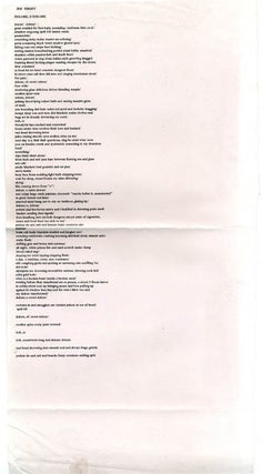 A group of texts by four Living Theatre members, c. 1970.