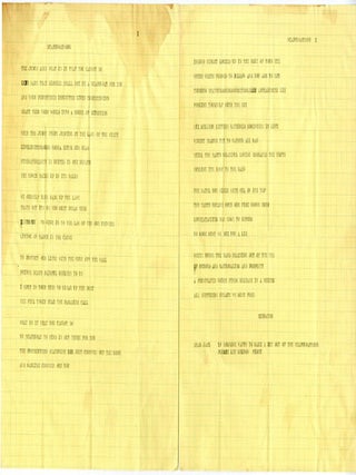 A group of texts by four Living Theatre members, c. 1970.