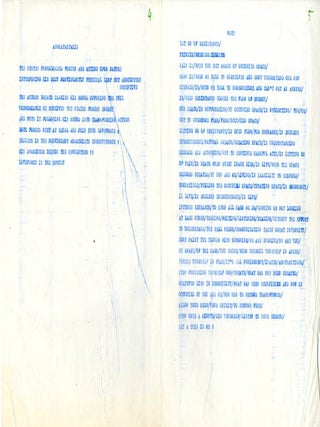 A group of texts by four Living Theatre members, c. 1970.