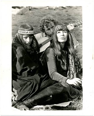 Item #39064 A group of 8 vintage b/w photographs featuring members of The Living Theatre. LIVING...