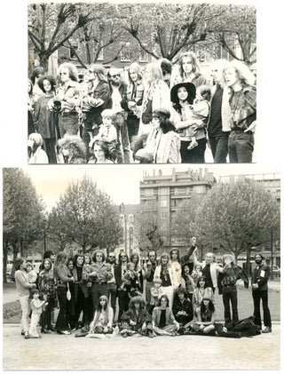 A group of 8 vintage b/w photographs featuring members of The Living Theatre.