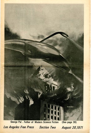 Full-page ad. announcing a benefit event for The Living Theatre at the Ash Grove (on Melrose), August 24-29 in LOS ANGELES FREE PRESS #370 (August 20, 1971).