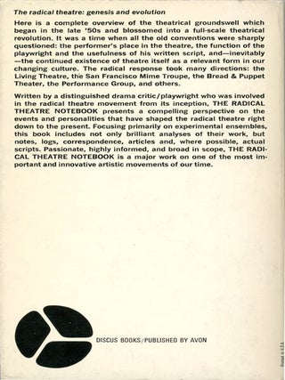 THE RADICAL THEATRE NOTEBOOK.