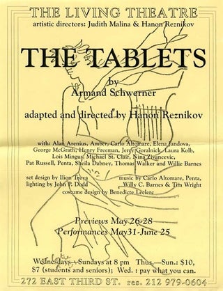 A group of 6 Living Theatre programmes.