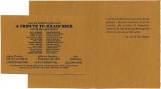 JULIAN BECK 1925-1985.