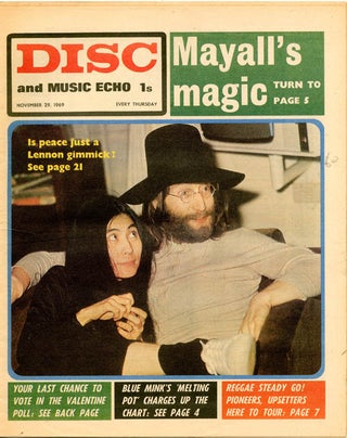 Item #39086 DISC AND MUSIC ECHO (London: Disc Echo Ltd., November 29, 1969