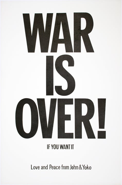 Item #39087 WAR IS OVER!