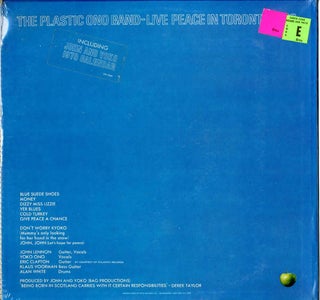 LIVE PEACE IN TORONTO by The Plastic Ono Band.