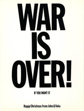 Item #39089 WAR IS OVER!
