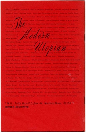 1967 DIRECTORY OF SOCIAL CHANGE: Intentional Communities, Psychedelic Churches, Scientific Mate-Matching, Social Change Agencies.