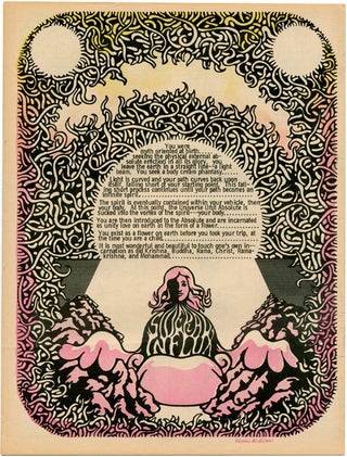 A 7pp. interview with Gridley Wright, the mentor of the psychedelic tribe 'Strawberry Fields', in ORACLE OF SOUTHERN CALIFORNIA #5 (LA: August 1967), illustrated with 31 b/w photographs.