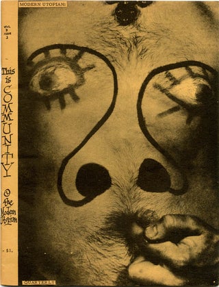 Item #39131 THE MODERN UTOPIAN Vol. 3, #2 (Berkeley, CA: Winter 1968-1969
