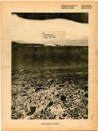 WHOLE EARTH CATALOG (Menlo Park, CA: Portola Institute, Spring 1969-October 1974).
