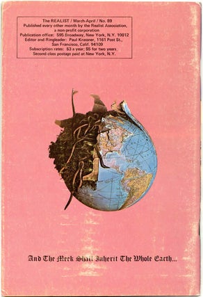 WHOLE EARTH CATALOG (Menlo Park, CA: Portola Institute, Spring 1969-October 1974).