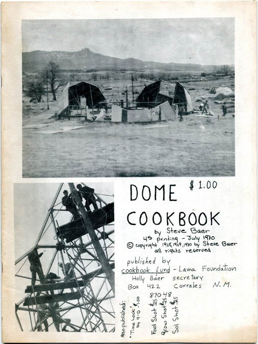 Item #39133 Dome Cookbook. Steve BAER.