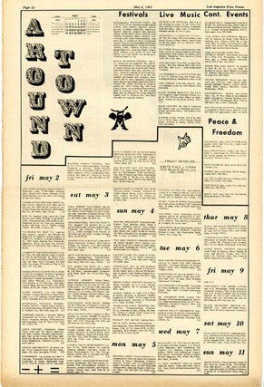 "Design Strategy" (11pp., illustrated) in LOS ANGELES FREE PRESS #250 (May 2, 1969).