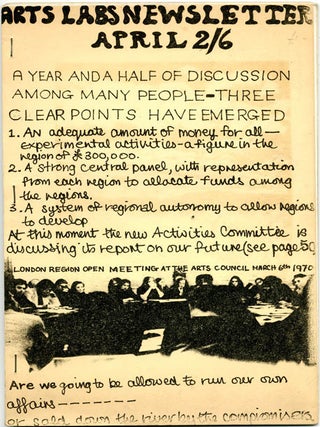 Item #39147 ARTS LABS NEWSLETTER #7 (London: April 1970