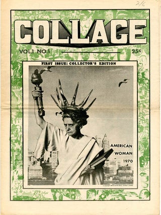 Item #39149 "Building a Dome Home" (2pp.) in COLLAGE Vol. 1, #1 (NY: 1970). Bill BECKMAN,...