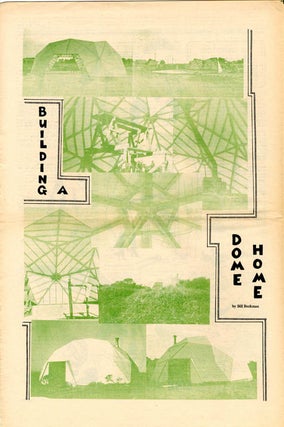 "Building a Dome Home" (2pp.) in COLLAGE Vol. 1, #1 (NY: 1970).