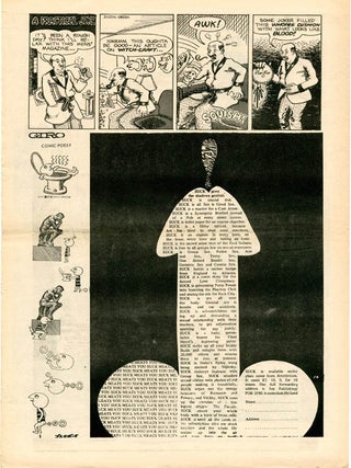 "Building a Dome Home" (2pp.) in COLLAGE Vol. 1, #1 (NY: 1970).