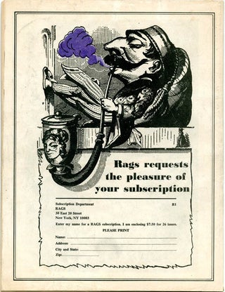 RAGS #1 (SF: June 1970).