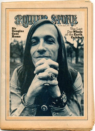 "The Last Twelve Hours of the Whole Earth" (3pp., photo-illustrated) in ROLLING STONE #86 (July 8, 1971 - UK issue).