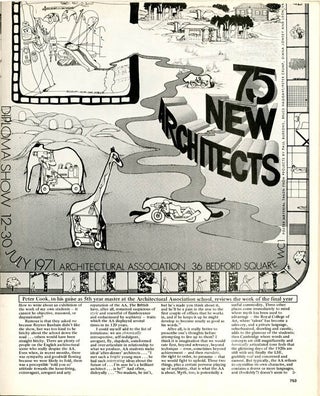 Two photo-illustrated articles on the Libre Commune in Colorado and the Lama Foundation in New Mexico, each 10pp., in ARCHITECTURAL DESIGN Vol. XLII (London: December 1971).
