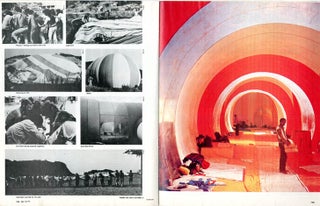 Two photo-illustrated articles on the Libre Commune in Colorado and the Lama Foundation in New Mexico, each 10pp., in ARCHITECTURAL DESIGN Vol. XLII (London: December 1971).