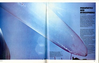 Pneumatics and Atmospheres", a 7pp. illustrated article by Graham Stevens on the "second pneumatic revolution", in ARCHITECTURAL DESIGN Vol. XLIII (London: March 1972).