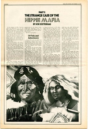 "Spacewar: Fanatic Life and Symbolic Death Among the Computer Bums" (6pp., photo-illustrated) in ROLLING STONE #123 (December 7, 1972 - UK issue).