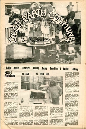 "The Food Conspiracy - A People's Enterprise" by Sue Copperman (5pp., photo-illustrated) in TOUCH #5 (SF: White Panther Party Intercommunal News Service, July [?] 1974).