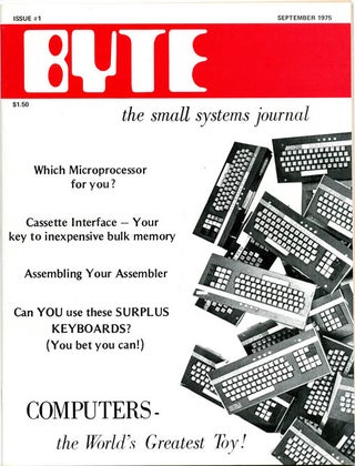Item #39260 BYTE #1-5 (Peterborough, NH: Green Publishing, Inc., September 1975 - January 1976