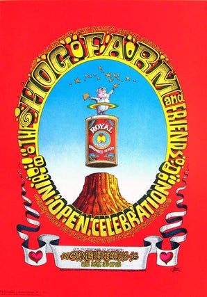 Item #39268 'Hog Farm Celebration' poster, designed by Rick Griffin for the event held at the...