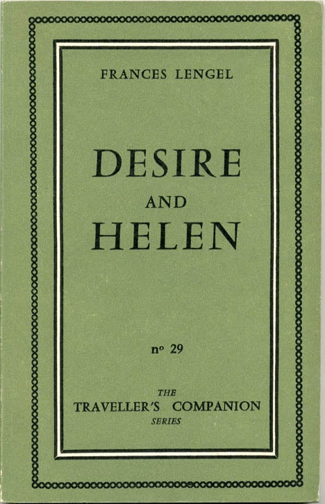 Item #39329 DESIRE AND HELEN (as Frances Lengel).