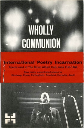Item #39354 Wholly Communion. The film by Peter Whitehead. INTERNATIONAL POETRY INCARNATION