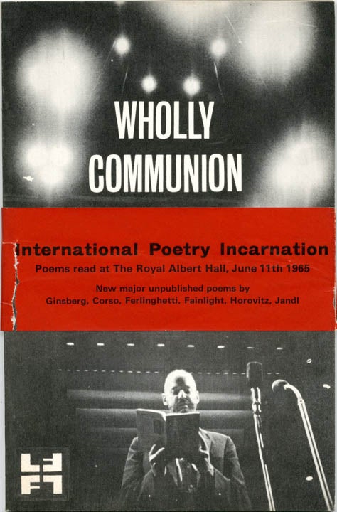 Item #39354 Wholly Communion. The film by Peter Whitehead. INTERNATIONAL POETRY INCARNATION.