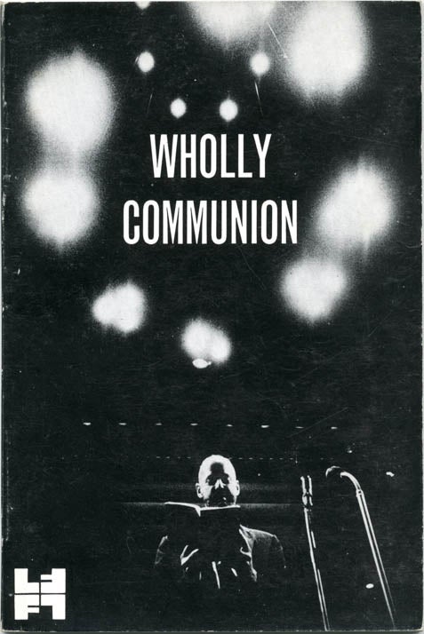 Item #39356 Wholly Communion. The film by Peter Whitehead. INTERNATIONAL POETRY INCARNATION.