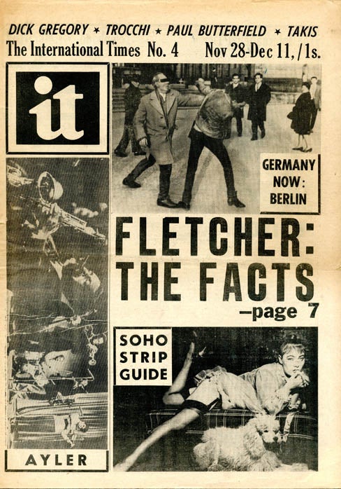 Item #39363 THE INTERNATIONAL TIMES #4 (London: November 28, 1966).